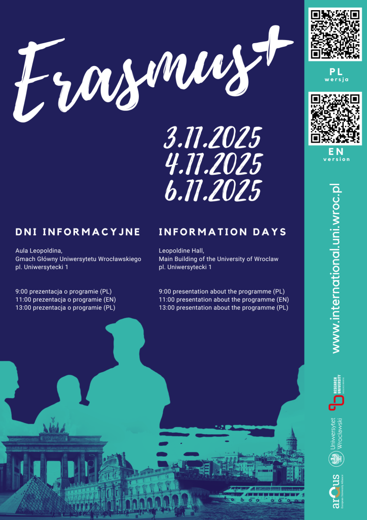 Plakat informacyjny, Erasmus Days 2025