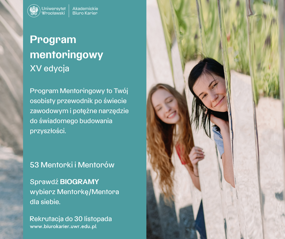 Plakat program mentoringowy